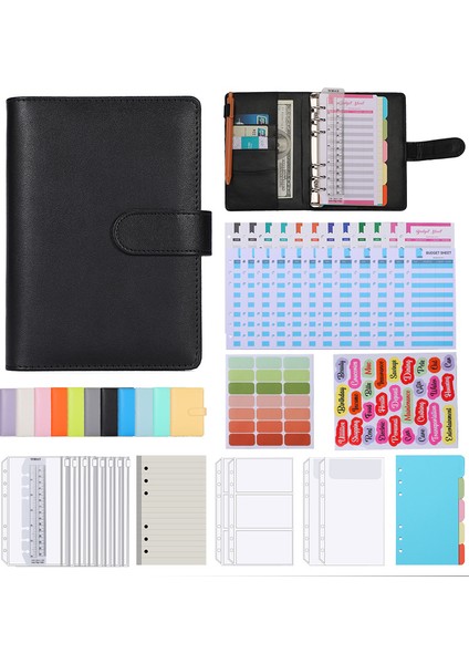 Mavi A6 Para Bütçe Planlayıcısı Bağlayıcı Iç Sayfa Fermuarlı Zarflar Bütçeleme Için Nakit Zarflar A6 Nakit Budgetbinde Için Para Organizatör (Yurt Dışından) fiyatları