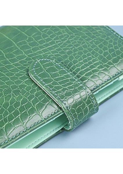 Zanaat Boş A5 A5 A6 A7 Timsah Rengi 6 Telli Pu Klipsli Defter Deri Gevşek Yaprak Defter Kapağı Defterler Dergisi Kırtasiye (Yurt Dışından)
