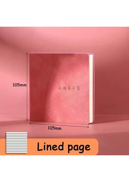 Pembe Çizgili Kare Defter Dergisi Mini Not Defteri Günlüğü Gündem Planlayıcısı Okula Dönüş Ofis Malzemeleri Için Çizgili/ızgara/boş Yazma Kağıdı Yeni (Yurt Dışından)