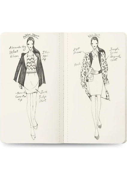 Erkekler Mini Neon Kadın Mini Eskiz Defteri Profesyonel Moda Tasarımı Vücut Şablonları 20 Sayfa Kağıt (Yurt Dışından) indirimleri