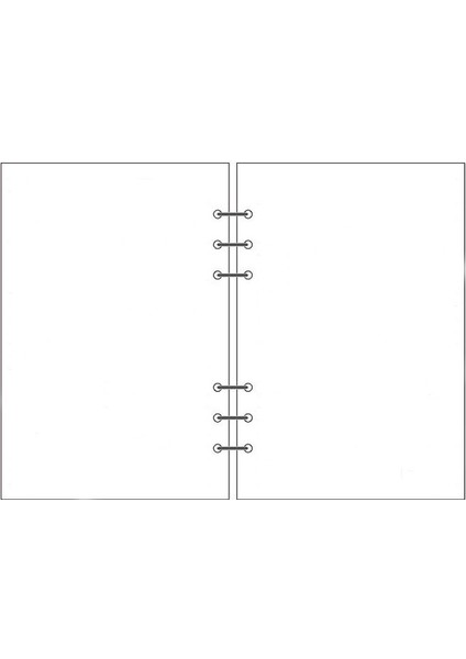 Boş A5 Toplam 45 Sayfa A5 A6 Gevşek Yaprak Defter Dolum Spiral Ciltleyici Planlayıcı Iç Sayfa Iç Kağıt Süt Ürünleri Haftalık Aylık Plan Yapılacaklar Çizgisi Nokta Izgarası (Yurt Dışından)