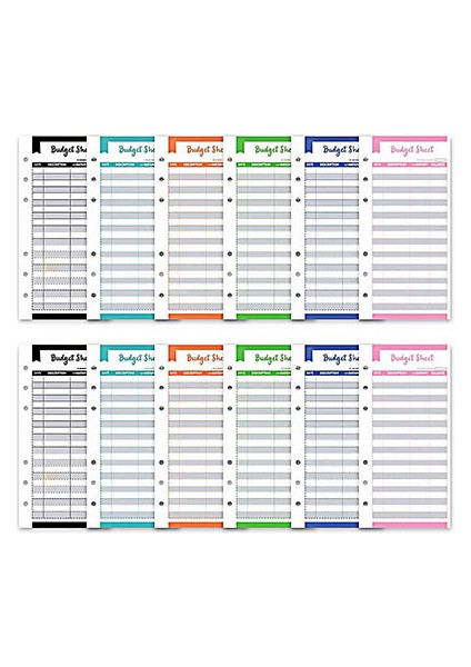12 Adet Programları A6 Gevşek Yaprak Mini Bağlayıcı Cepler Snap Düğmesi Mini Bütçe Bağlayıcı 6 Halka Bağlayıcı Kapakları Pvc Şeffaf Defter Yuvarlak Halka Koruyucu (Yurt Dışından)