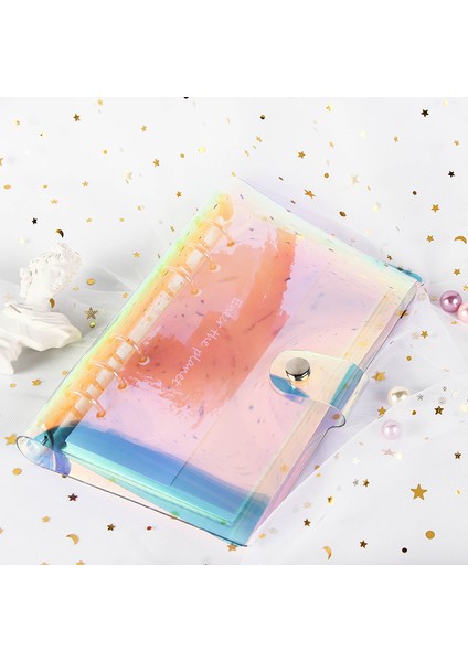 Glitter Pembe A6 Günlüğü 2023 Lazer Defter Planlayıcısı Organizatör Bağlayıcı Kitaplar Dergisi Sketchbook Aksesuarları Günlüğü Ofis Malzemeleri Dizüstü A5 A6 (Yurt Dışından) modelleri