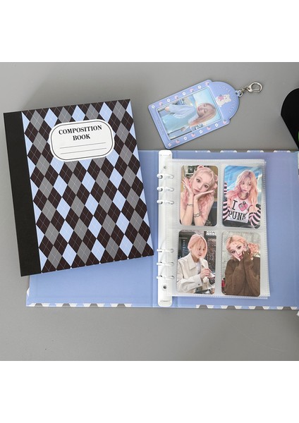 4 Gird-10 Adet Skysonıc A5 Krem Elmas Desen Fotoğraf Albümü Kitap Toplayın Kpop Bağlayıcı Kapak Kartpostallar Halka Organizatör Dıy Yedekler Tedarikçiler (Yurt Dışından) modelleri