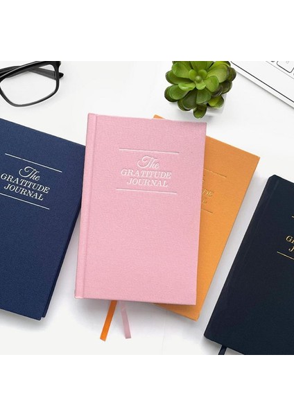 Blue Gratitude Journal Pozitif ve Minnettar Zihin Için Ilham Verici Not Defteri Günlük 5 Dakikalık Kişisel Bakım Kılavuzu Farkındalık Pozitifliği (Yurt Dışından)