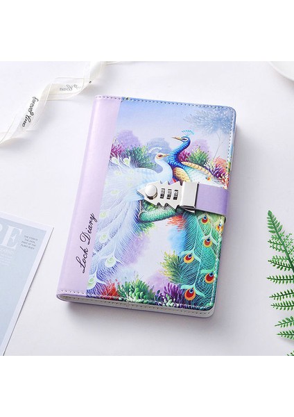 Bir Şifre Kilidi Dizüstü Yaratıcı Günlüğü Not Defteri Moda Gizli Codebook Planlayıcısı Gezgin Dergisi Okul Kırtasiye Hediye Nordic (Yurt Dışından)