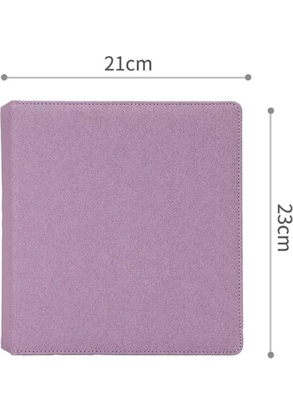 Mor A5 A5 3 Inçalbüm Fotocard Bağlayıcı Instax Mini Albüm Karalama Defteri Fotoğraflar Koleksiyonu Kitap Kpop Kart Bağlayıcı (Yurt Dışından)