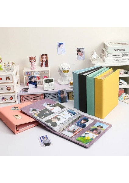 Mor A5 A5 3 Inçalbüm Fotocard Bağlayıcı Instax Mini Albüm Karalama Defteri Fotoğraflar Koleksiyonu Kitap Kpop Kart Bağlayıcı (Yurt Dışından) fiyatları