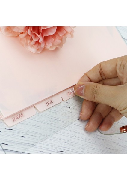 A5 Siyah A5 A6 A7 Pembe Endeks Bölücü Sevimli 6 Delik Bağlayıcı Planlayıcısı Dizüstü Kırtasiye Defter Kağıdı Bölücü Aksesuarları (Yurt Dışından) indirimleri