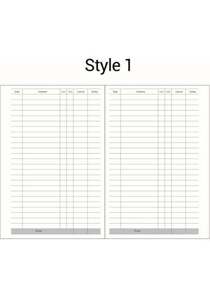 Stil1 A5 A5 A6 Gevşek Yaprak Defter Dolum Spiral Ciltleyici Iç Sayfa Günlüğü Haftalık Aylık Planlayıcı Yapılacaklar Listesi Çizgi Nokta Izgara Iç Kağıt (Yurt Dışından)