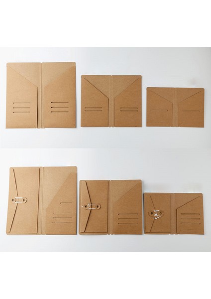 L Standart 210X110MM Vintage Kraft Seyahat Dizüstü Kartları Saklama Çantası (Yurt Dışından) fiyatları