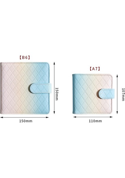 Gri Beyaz B6 B6 A8 Kare Macaronbatik Boya Renk Değişimi Pu Deri Dıy Bağlayıcı Defter Kapağı Günlüğü Gündem Planlayıcısı Kağıt Kapağı Okul Kırtasiye (Yurt Dışından) fırsatları