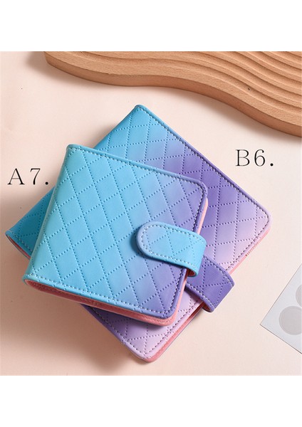 Gri Beyaz B6 B6 A8 Kare Macaronbatik Boya Renk Değişimi Pu Deri Dıy Bağlayıcı Defter Kapağı Günlüğü Gündem Planlayıcısı Kağıt Kapağı Okul Kırtasiye (Yurt Dışından) indirimleri