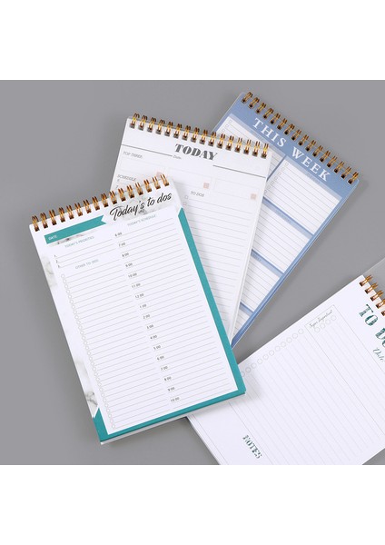 A5 8 Günlük Planlayıcı A5 Bobin Tam Ingilizce Zaman Yönetimi Yapılacaklar Listesi Takvim Verimlilik Kılavuzu Defterler Ofis Aksesuarları (Yurt Dışından) indirimleri