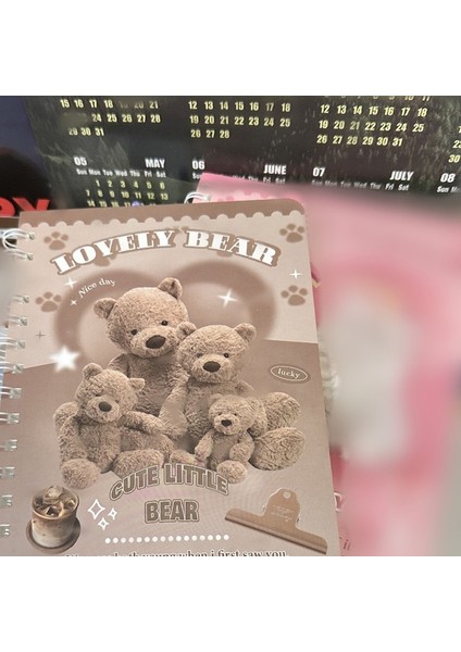 No.1 1 Adet Sevimli Dizüstü 50 Sayfalık A5 Amerikan Tarzı Bobin Not Defteri Güzel Karikatür Hayvan Yavru Yatay Çizgi Dergisi Scrapbooking (Yurt Dışından)