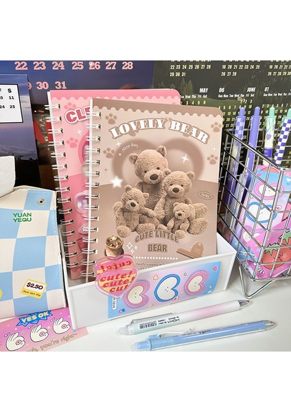 No.1 1 Adet Sevimli Dizüstü 50 Sayfalık A5 Amerikan Tarzı Bobin Not Defteri Güzel Karikatür Hayvan Yavru Yatay Çizgi Dergisi Scrapbooking (Yurt Dışından) fırsatları