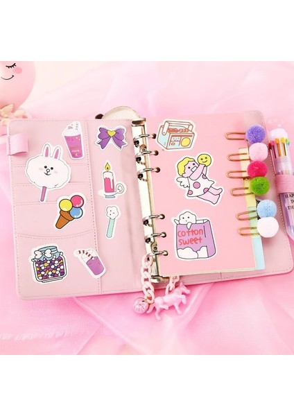 Cetvel 1 Adet A5 A5 A6 Lazer Glitter Dizüstü Not Defteri Pembe Kawaii Planlayıcısı Karalama Defteri Hediye Yumuşak Kapak Yaratıcı Okul Malzemeleri Dergisi Günlüğü (Yurt Dışından)