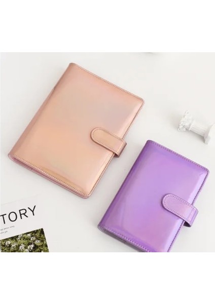 Cetvel 1 Adet A5 A5 A6 Lazer Glitter Dizüstü Not Defteri Pembe Kawaii Planlayıcısı Karalama Defteri Hediye Yumuşak Kapak Yaratıcı Okul Malzemeleri Dergisi Günlüğü (Yurt Dışından)