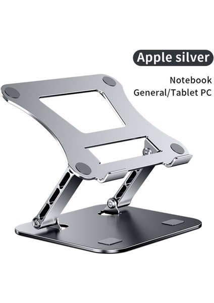Gümüş Ayarlanabilir Dizüstü Bilgisayar Standı Masa Bilgisayar Standı Ergonomik Dizüstü Yükseltici Tutucu 10-17 Inç Dizüstü Pc Bilgisayar ile Uyumlu (Yurt Dışından)