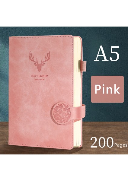 A5 200 Sayfa A5 A4 A5 Günlük Defteri 200 Sayfa Retro Planlayıcısı Ofis Çalışması Iş Not Defteri Yumuşak Deri Günlüğü Not Defteri Okul Malzemeleri Kırtasiye (Yurt Dışından)