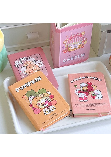 1 Adet Turuncu Kawaii Tavşan Dizüstü A7 Mini Cep Not Defteri Günlük Günlük Planlayıcısı Öğrenciler Çocuk Hediye Kore Kırtasiye Okul Ofis (Yurt Dışından) fırsatları