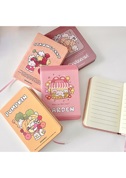 1 Adet Turuncu Kawaii Tavşan Dizüstü A7 Mini Cep Not Defteri Günlük Günlük Planlayıcısı Öğrenciler Çocuk Hediye Kore Kırtasiye Okul Ofis (Yurt Dışından) indirimleri