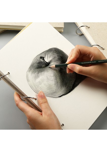 Sanat Öğrencilerine Özel 32K Eskiz Defteri 16K/32K Gevşek Yaprak Eskiz Defteri 120 Yaprak Boyama Için Özel Kalınlaştırılmış Kağıt Guaj (Yurt Dışından)