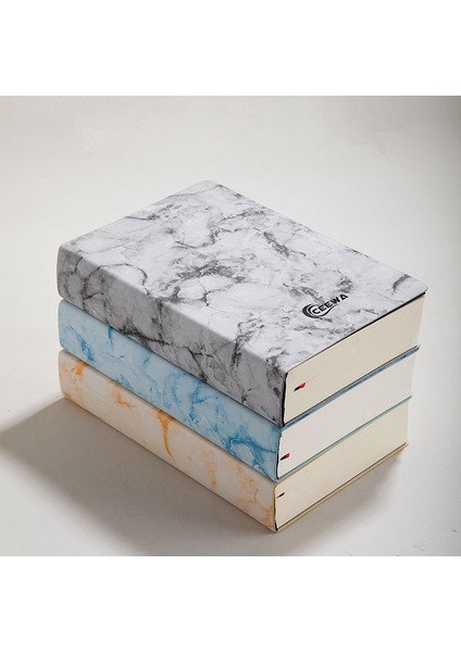 Siyah Taş Deseni Yatay Çizgi Büyük Süper Kalın 720 Sayfa Çizgili Defter B6/a5 Günlük Defter Yaşam Kayıtları 1-2 Yıl Için En Iyi Yazma Anti-Basınçlı Kitap Defter (Yurt Dışından)