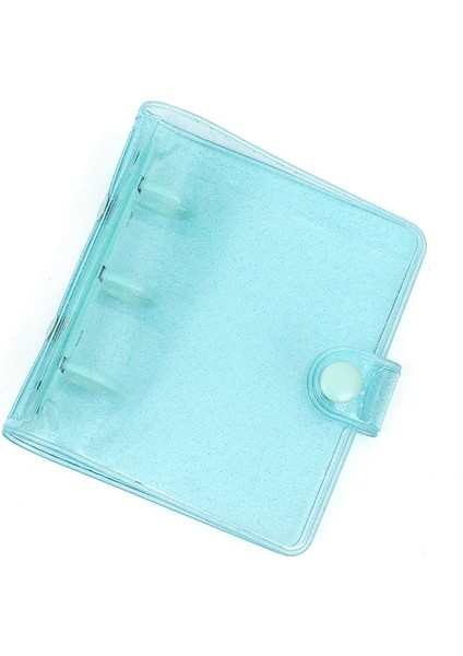 Mavi Mini Jıanwu Yaratıcı Sevimli 3 Yüzük Mini Gevşek Yaprak Bağlayıcı Öğrenci Taşınabilir Cep Defter Dergisi Kartpostal Depolama Okul Malzemeleri (Yurt Dışından)
