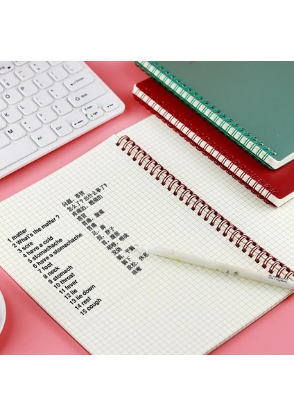 Green-A5 Hattı 1 Adet Günlük Kullanım Için Dayanıklı Defter Yazarlar Için Bobinli Defter Morandi Renkli (Yurt Dışından) fiyatları