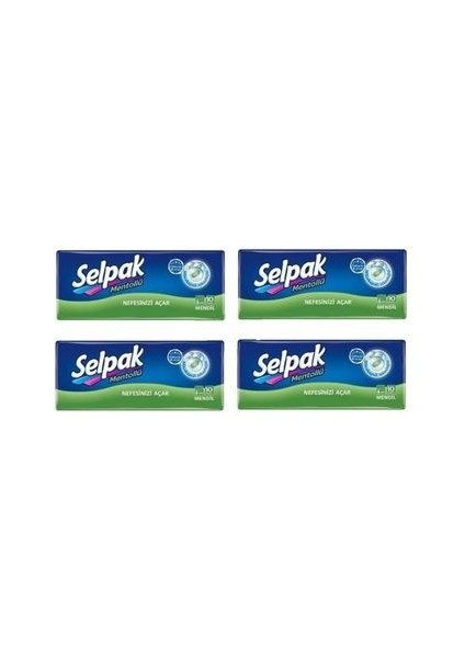 Mentol 10 Lu x 4paket 40 Adet