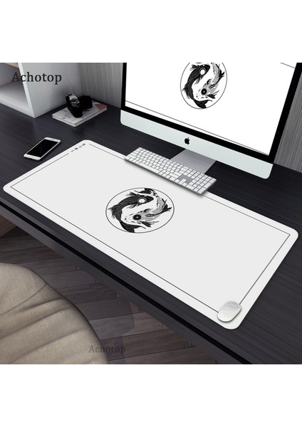 WA00154 Balık (2) 300X600X2MM Büyük Tai Chi Balık Mousepad Gamer Xxl Oyun Mouse Pad Kauçuk Su Geçirmez Büyük Dizüstü Dizüstü Bilgisayar Masası Mat Oyun Nötr Fare Mat (Yurt Dışından)