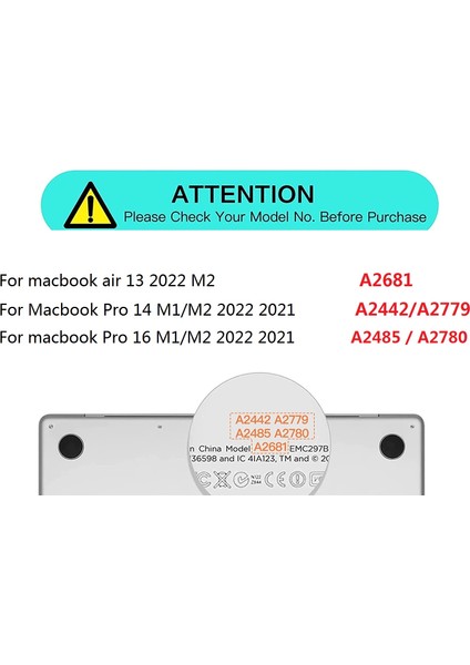 Rusça-Abd Ince Tpu Klavye Kaplaması Için Macbook Air M2 2022 A2681 Ab Abd Ingilizce Ispanyolca Rusça Fransızca Arapça Klavye Kapağı Dizüstü Cilt (Yurt Dışından)