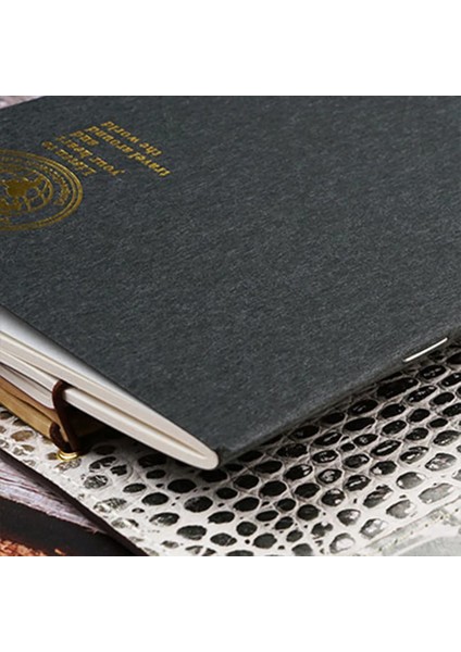 L Noktalı Retro Folyo Altın Kapak Gezginler Dizüstü Bilgisayar Midori Dizüstü Bilgisayar ve Günlük Ekleme Dolum Standart Pasaport Için Dolum Dolgu Kağıdı (Yurt Dışından) fırsatları