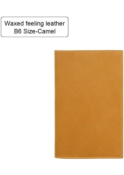 B6 Deve Çizgili Kağıt ile 100% Hakiki Deri Kapak A5A6B6 Izgaralı Eskiz Defteri Planlayıcısı Boş Ekle Retro Defterler ve Dergiler Günlüğü Kapak Kırtasiye (Yurt Dışından)