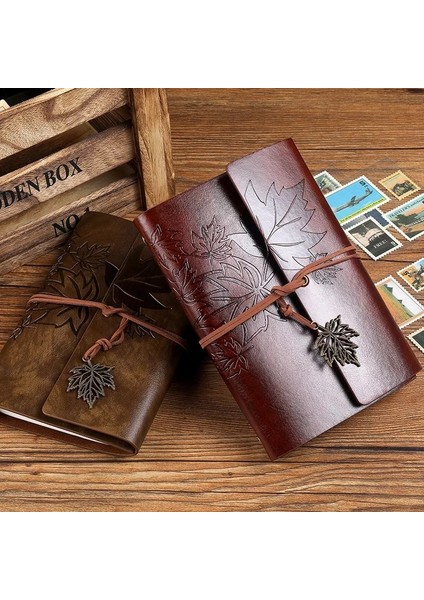 Stil 4 A6 Vintage Gezginler Bağlayıcı Defter Boş Kraft Günlüğü Pu Deri Gevşek Yaprak Not Defteri Dergisi Eskiz Defteri Ofis Malzemeleri A7/a6/a5 (Yurt Dışından) fiyatları