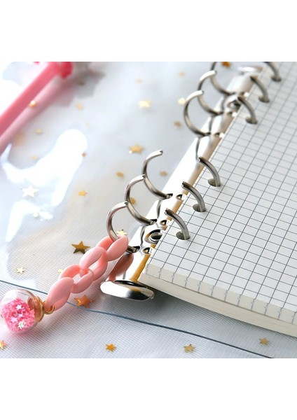 Yıldızlı Gökyüzü A6 Güzel Kız Dizüstü Seti 6 Halka Gevşek Yaprak Öğrenci Sevimli El Kitabı Taşınabilir Günlüğü Telli Defter Kawaii Okul Not Defteri Hediye (Yurt Dışından) indirimleri