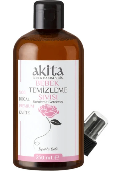 % 100 Doğal Bebek Temizleme Sıvısı - Yüksek Frekans 250 ml