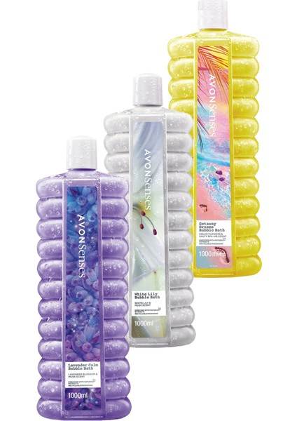 Senses Zambak, Lavanta, Deniz Tuzu Ve Güneş Çiçeği Kokulu Banyo Köpüğü Paketi