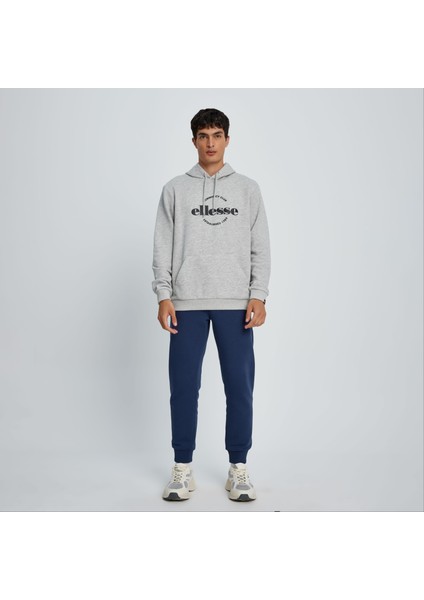 Erkek Sweatshirt Kapüşonlu Gri