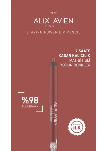 Uzun Süre Kalıcı Suya Dayanıklı Dudak Kalemi - Staying Power Lip Pencil 54 Spicy Terracotta