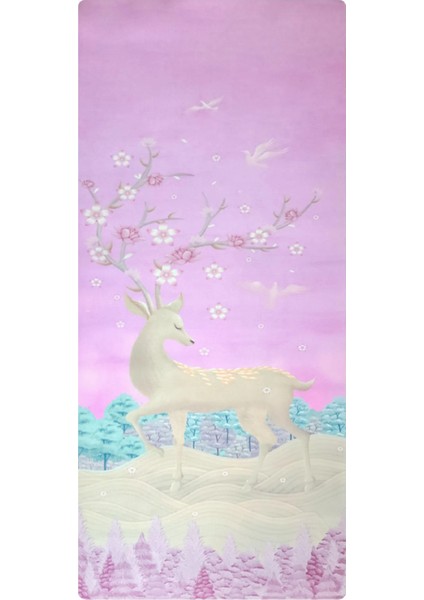 Kaydırmaz 5mm Süet Çocuk Doğal Kauçuk Yoga Mat Pilates Matı Pembe 136 X 62 cm fiyatları