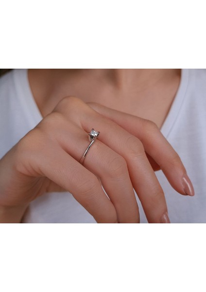 F Renk 0,31 Karat Pırlanta Tektaş Yüzük 0424R0039 indirimleri