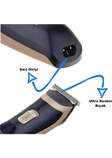 Şarjlı Saç Sakal Ense Vucüt Kılı Çizim Lazer Epilasyon Öncesi Tüy Kısaltma Tıraş Makinesi modelleri