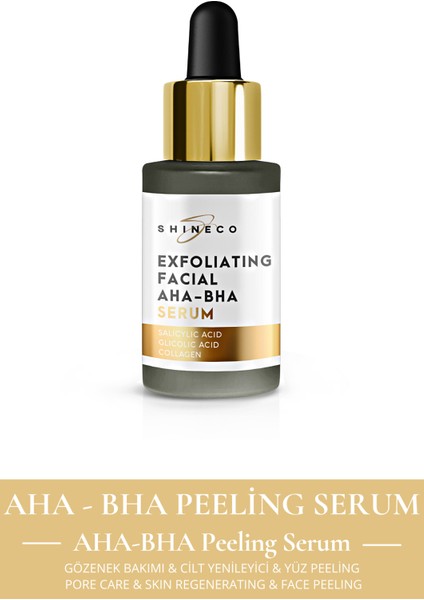 Aha Bha Cilt Tonu Eşitleyici Peeling Etkili Serum 15ML