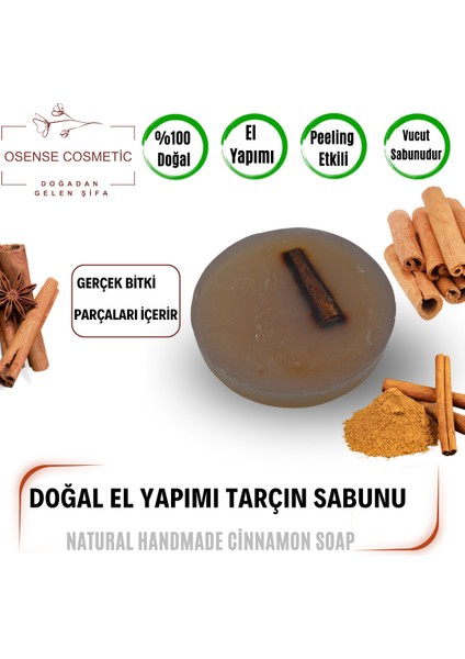 %100 Doğal El Yapımı Tarçın Sabunu