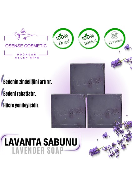 %100 Doğal El Yapımı Lavanta Sabunu
