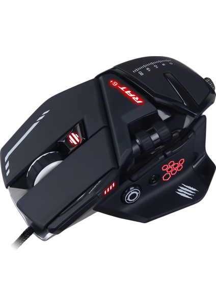 Mad Catz Theauthnticr.a.t 6 Gaming Mouse - Siyah MR04DCINBL000-0