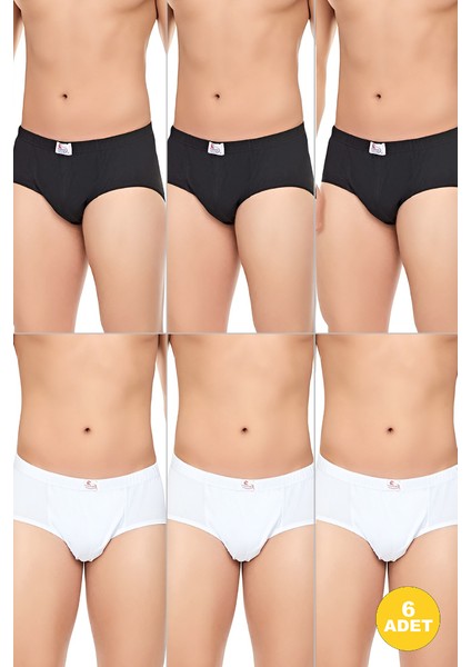 Erkek 6'lı Ekonomik Karışık Slip Külot - Özel Paketinde modelleri