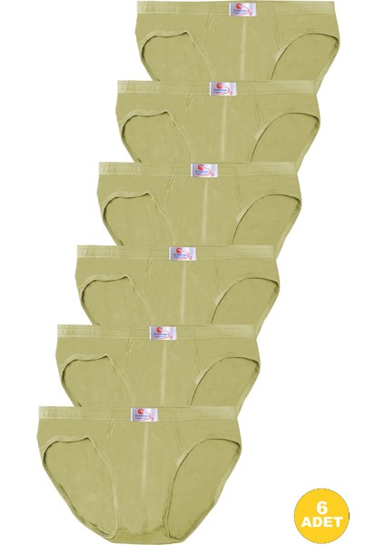 Erkek 6'lı Ekonomik Karışık Slip Külot - Özel Paketinde